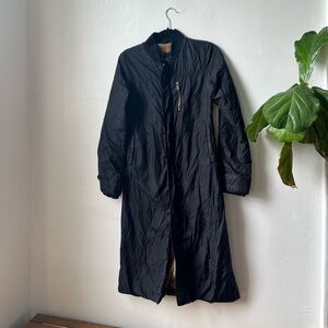 RARE Vintage Diesel Faux Fur Lined Coat